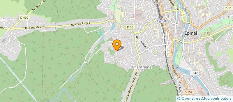 localisation de l'entreprise SCI MAJAGO à EPINAL