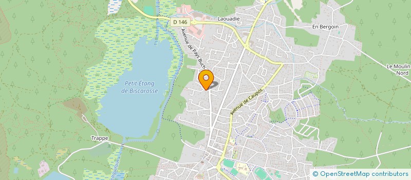 localisation de l'entreprise SCI MAJAHUAL  BISCARROSSE