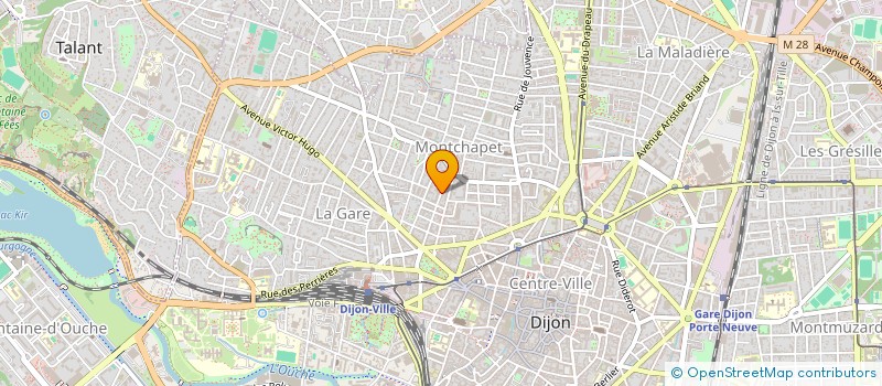 localisation de l'entreprise SCI MAJE à DIJON
