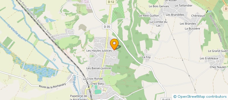 localisation de l'entreprise SCI MAJE à MOUTHIERS-SUR-BOEME