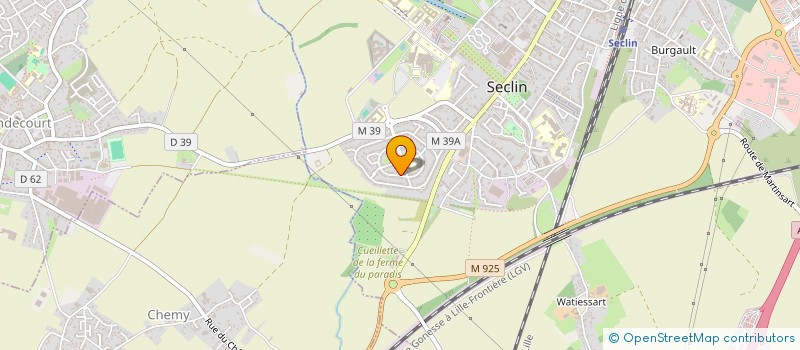 localisation de l'entreprise SCI MAJE  SECLIN