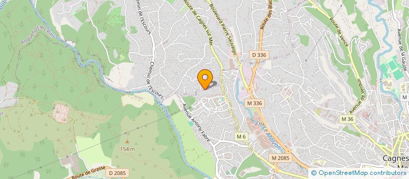 localisation de l'entreprise SCI MAJE  LA COLLE-SUR-LOUP