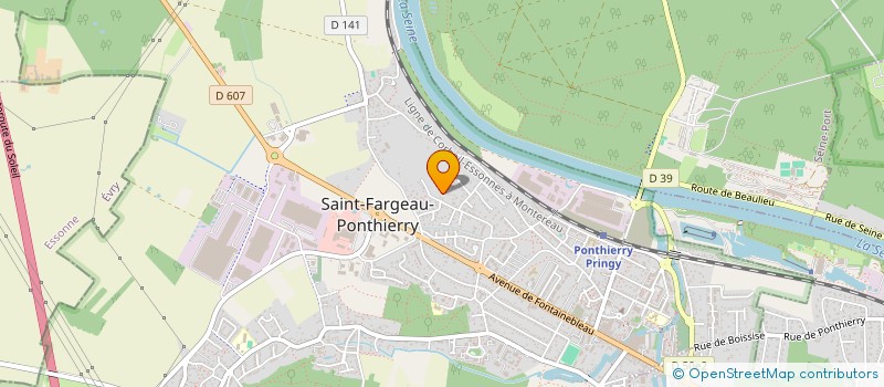 localisation de l'entreprise SCI MAJE  SAINT FARGEAU PONTHIERRY