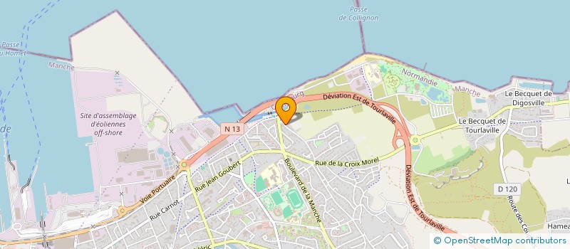 localisation de l'entreprise SCI MAJE à CHERBOURG-EN-COTENTIN