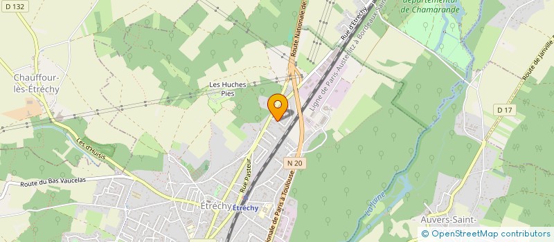 localisation de l'entreprise SCI MAJE  ETRECHY