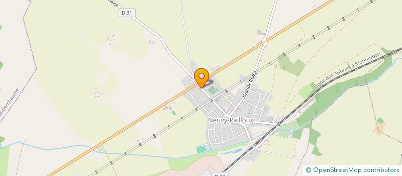 localisation de l'entreprise SCI MAJE à NEUVY-PAILLOUX