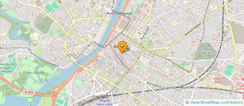 localisation de l'entreprise SCI MAJE ANGERS à ANGERS