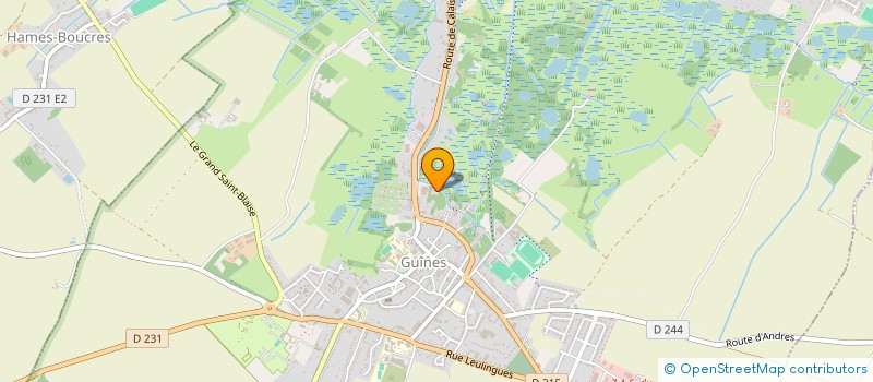 localisation de l'entreprise SCI MAJEANCLA  GUINES