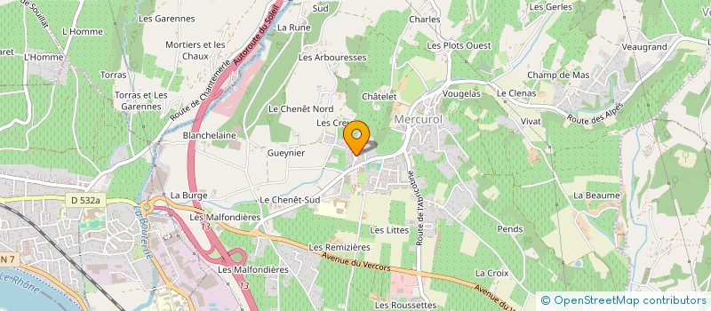 localisation de l'entreprise SCI MAJEANTI  TAIN-L'HERMITAGE