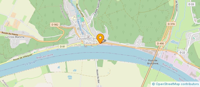 localisation de l'entreprise SCI MAJEARO  RIVES-EN-SEINE