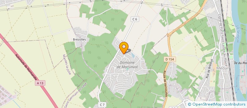 localisation de l'entreprise SCI MAJECA  VERNOUILLET