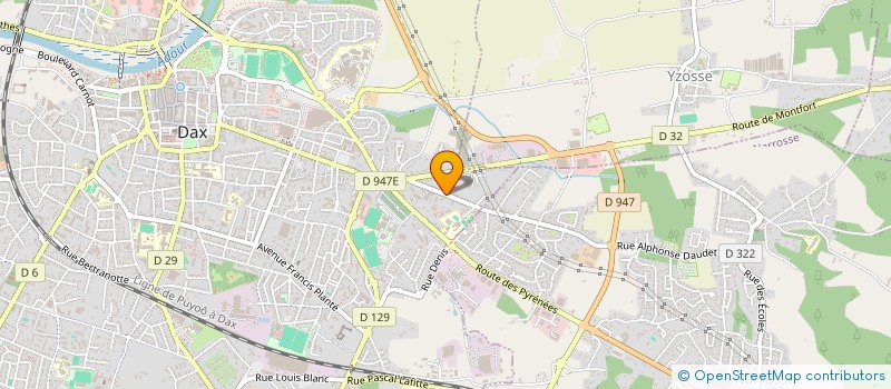 localisation de l'entreprise SCI MAJEDA  DAX