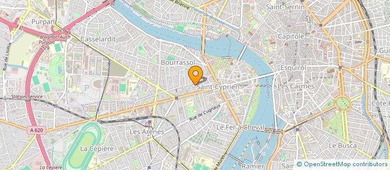 localisation de l'entreprise SCI MAJEL à TOULOUSE