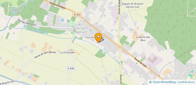 localisation de l'entreprise SCI MAJELANDRE à BRAY-SAINT-AIGNAN