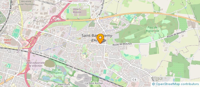 localisation de l'entreprise SCI MAJELO  SAINT-BARTHELEMY-D'ANJOU