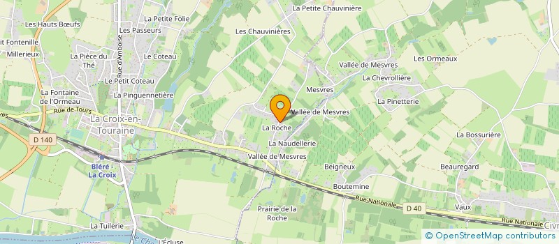 localisation de l'entreprise SCI MAJEMA à LA CROIX-EN-TOURAINE