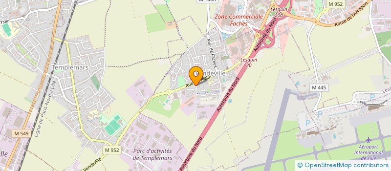 localisation de l'entreprise SCI MAJEMA AMBLETEUSE  VENDEVILLE