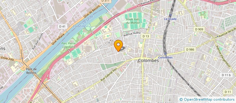 localisation de l'entreprise SCI MAJERI ET FILS  COLOMBES