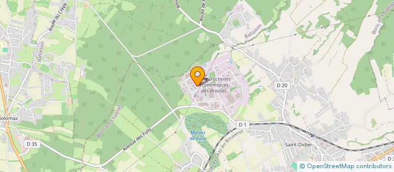 localisation de l'entreprise SCI MAJESCA  BONS-EN-CHABLAIS