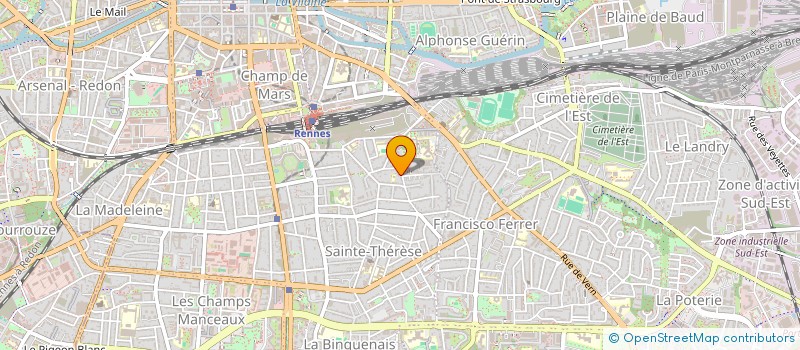 localisation de l'entreprise SCI MAJESI, STE EN LIQUIDATION  RENNES