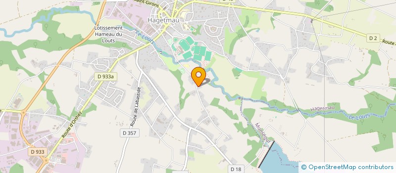 localisation de l'entreprise SCI MAJEST  HAGETMAU