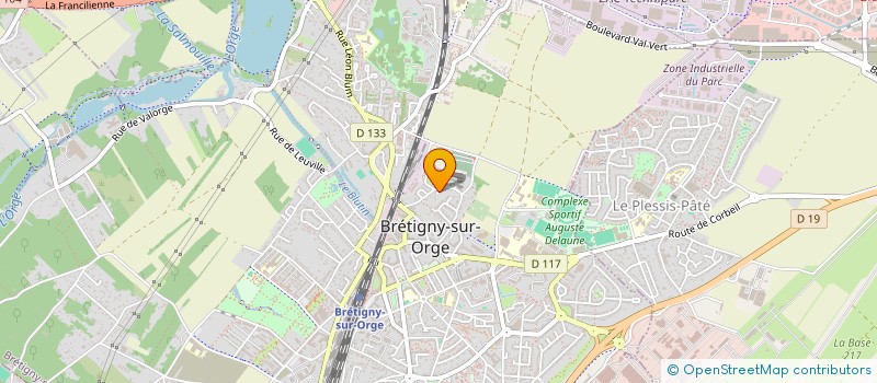 localisation de l'entreprise SCI MAJEST  BRETIGNY-SUR-ORGE