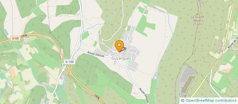 localisation de l'entreprise SCI MAJHENE  GUZARGUES