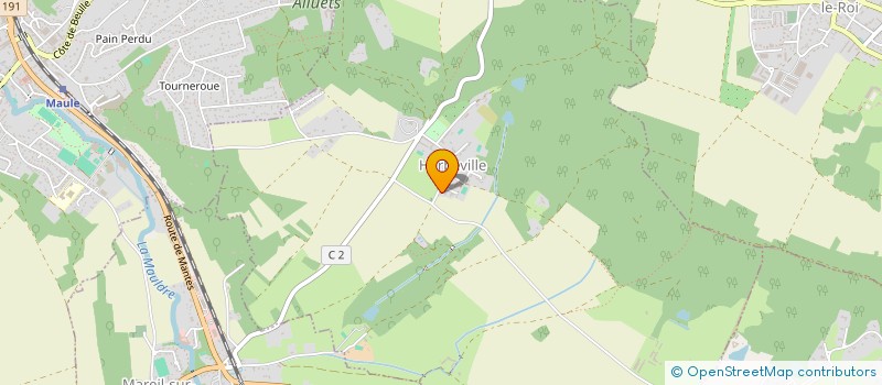 localisation de l'entreprise SCI MAJI  HERBEVILLE