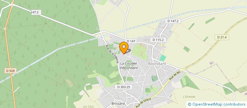 localisation de l'entreprise SCI MAJIKA à ABONDANT