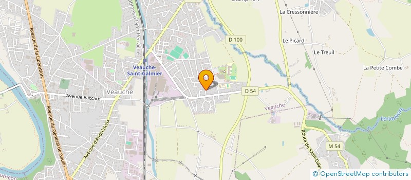 localisation de l'entreprise SCI MAJIR  VEAUCHE