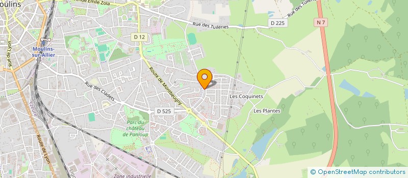 localisation de l'entreprise SCI MAJJ  YZEURE