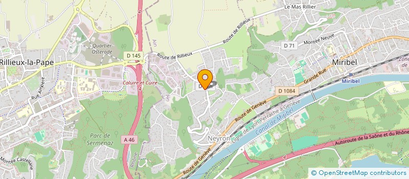 localisation de l'entreprise SCI MAJJ  NEYRON