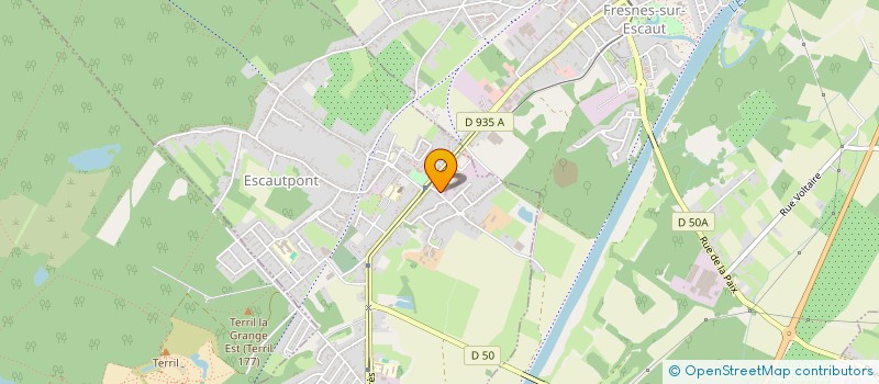 localisation de l'entreprise SCI MAJL3  ESCAUTPONT