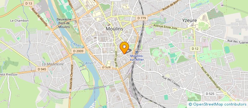 localisation de l'entreprise SCI MAJMOU à MOULINS