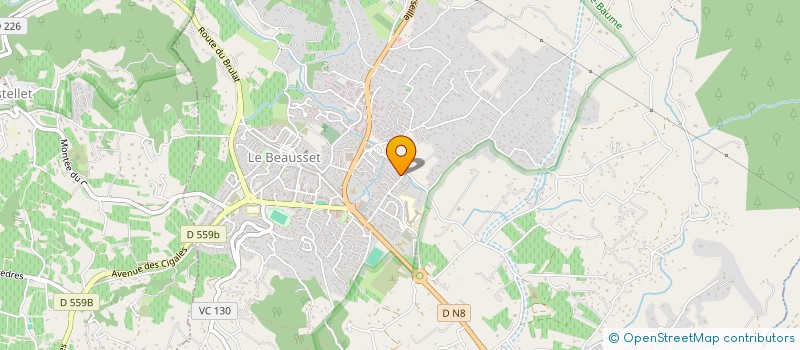 localisation de l'entreprise SCI MAJO  LE BEAUSSET