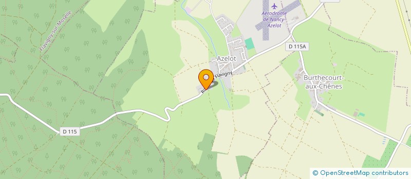 localisation de l'entreprise SCI MAJO  AZELOT