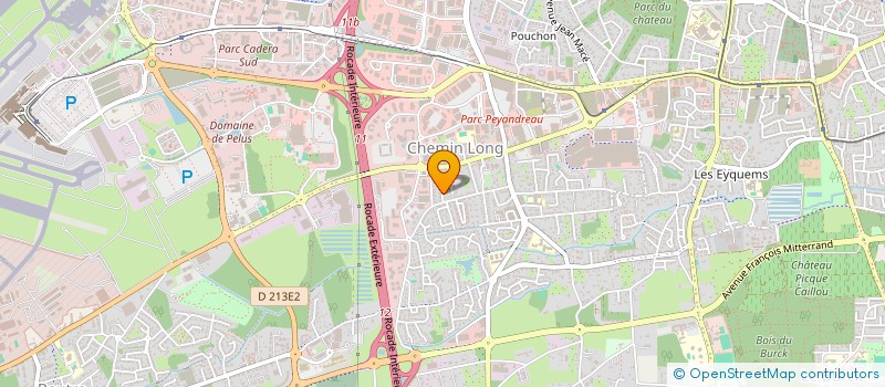 localisation de l'entreprise SCI MAJO  MERIGNAC