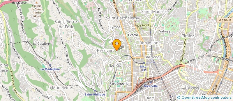 localisation de l'entreprise SCI MAJOANDI à NICE