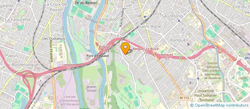 localisation de l'entreprise SCI MAJOMACH à TOULOUSE