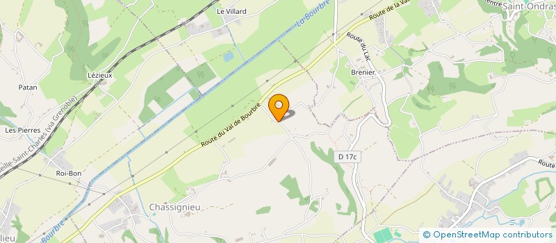 localisation de l'entreprise SCI MAJOPEMA  CHASSIGNIEU