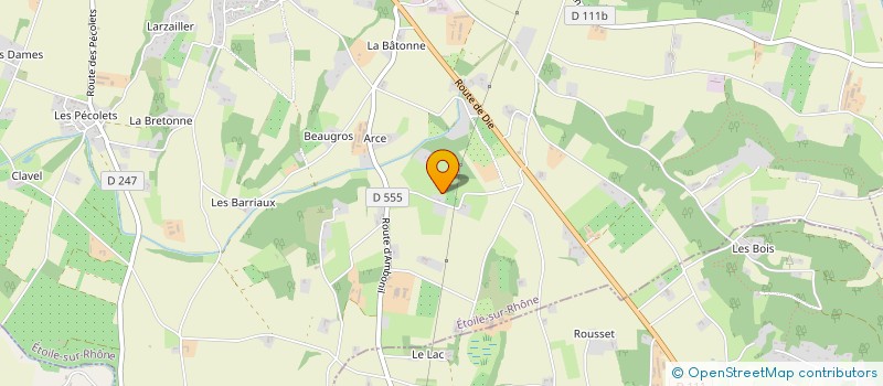 localisation de l'entreprise SCI MAJOR  CREST