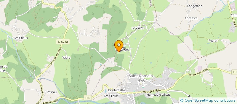 localisation de l'entreprise SCI MAJOR  SAINT-ROMAIN-D'AY