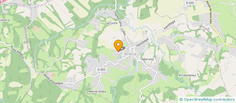 localisation de l'entreprise SCI MAJOR  AHETZE