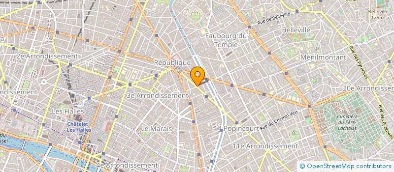 localisation de l'entreprise SCI MAJORELLE  PARIS