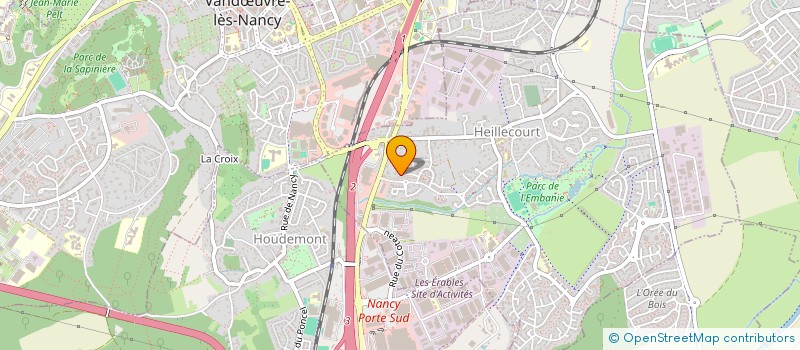 localisation de l'entreprise SCI MAJORELLE V  HEILLECOURT