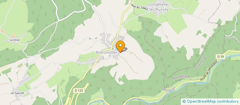 localisation de l'entreprise SCI MAJOSO  BRETONVILLERS