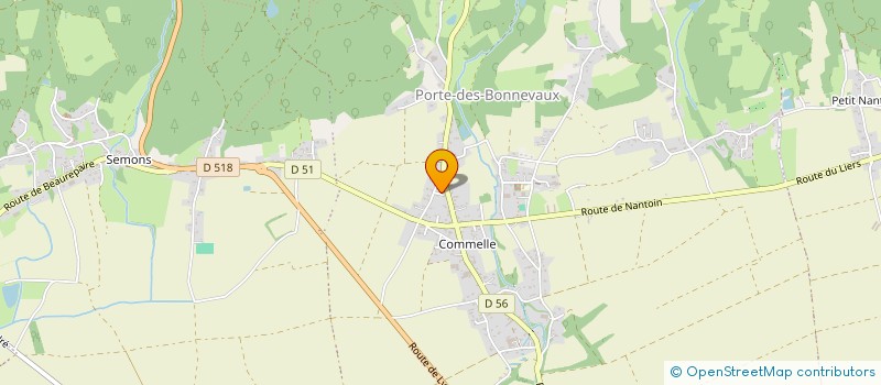 localisation de l'entreprise SCI MAJOVU  PORTE-DES-BONNEVAUX