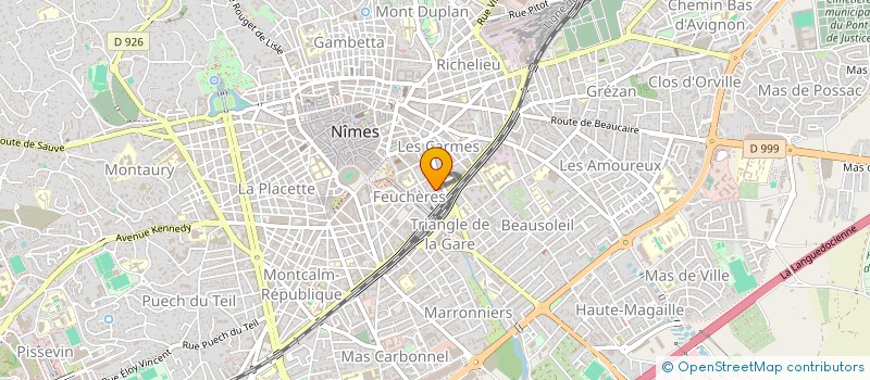 localisation de l'entreprise SCI MAJP  NIMES