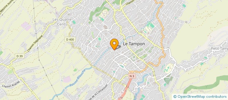 localisation de l'entreprise SCI MAJP  LE TAMPON