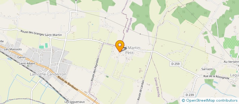 localisation de l'entreprise SCI MAJSH  SAINT-MARTIN-PETIT